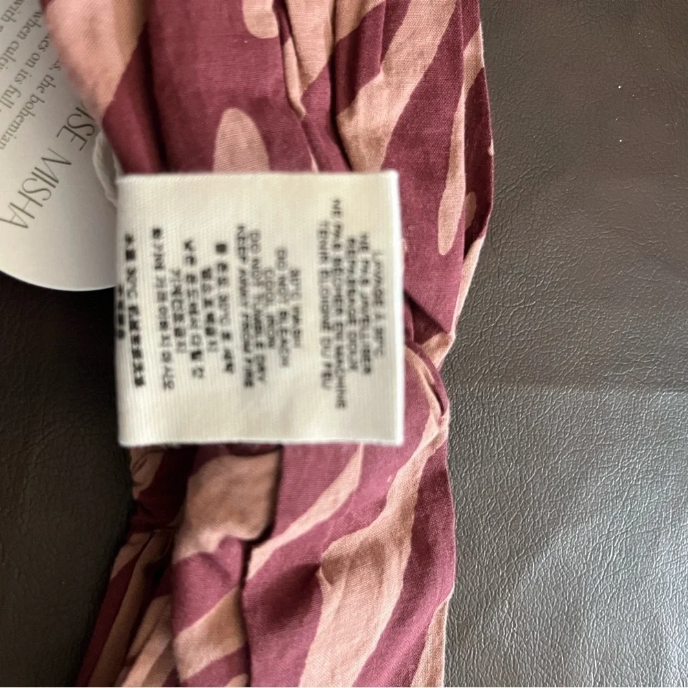 Diane von Furstenberg Pink and Tan Headband